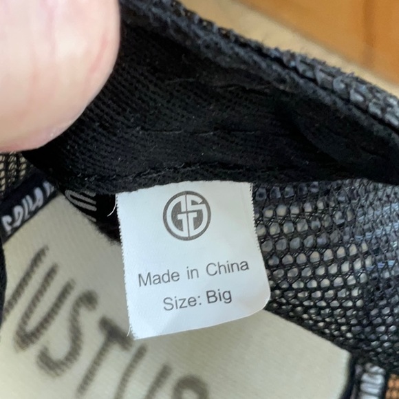 Grom Squad Kids Trucker Hat. Black “Skate Squad” with black mesh back. Big - Picture 4 of 5